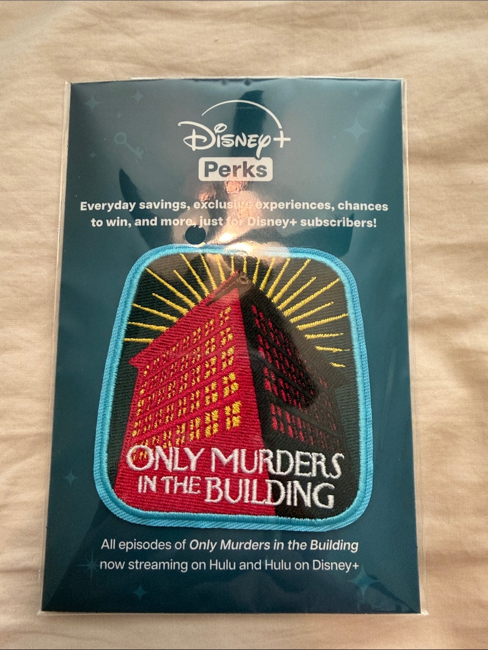 Disney Only Murders in the Building Embroidered Patch